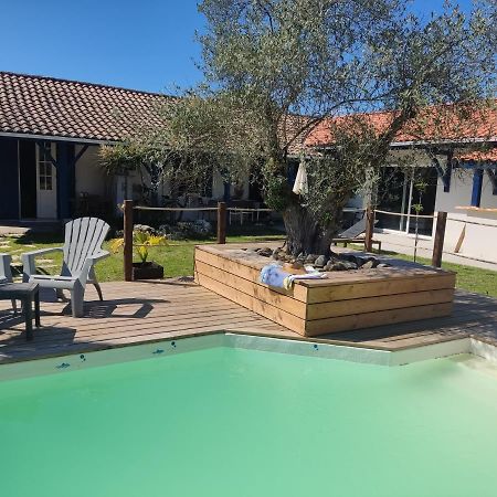 Cottage La Dune Avec Piscine Les Cigales Du Bassin A Гужан-Местрас Екстериор снимка